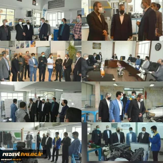 معاون حقوقی و امور مجلس وزارت علوم، تحقیقات و فناوری از دانشکده فنی و حرفه ای شهید منتظری بازدید کرد