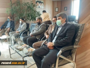 با حضور دکتر سید مولا  خاتمی، ریاست  دانشگاه فنی و حرفه ای خراسان رضوی مراسم معارفه سرپرست آموزشکده فنی و حرفه ای  شهید رجایی قوچان انجام شد 2