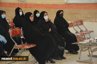 مراسم تکریم و معارفه فرمانده بسیج دانشجویی آموزشکده فنی و حرفه ای الزهرا(س) مشهد برگزار شد 2
