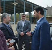 بازدید دکترعلی خطیبی، معاون اداری، مالی و مدیریت منابع وزارت علوم، تحقیقات و فناوری، از پروژه عمرانی دانشکده فنی شهید منتظری مشهد 4