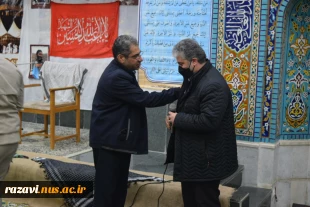 مراسم بدرقه دانشجویان اردوی راهیان نور در مسجد دانشکده فنی شهید منتظری مشهد 5