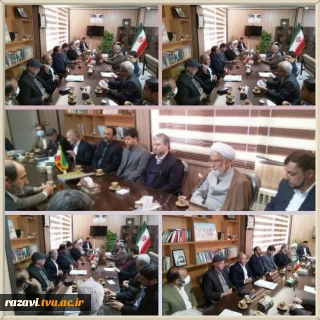  پیگیری هیات رئیسه دانشگاه فنی و حرفه ای واحد خراسان رضوی با فرماندار شهرستان گناباد برای حل برخی مسائل آموزشکده فنی و حرفه ای در سطح شهرستان