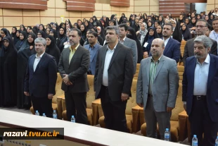 هیئت رئیسه دانشگاه فنی و حرفه‌ای در مراسم افتتاحیه جشنواره فرهنگی ـ هنری با محوریت قرآن و عترت دانشگاه و در جمع دانشجویان شرکت‌کننده حضور یافتند 3