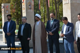 تجمع و اعلام انزجار ازجنایات رژیم صهیونیستی و بیانیه در محکومیت جنایات رژیم صهیونیستی و اعلام همدردی با ملت مظلوم فلسطین توسط دانشجویان، اساتید، کارکنان دانشگاه فنی و حرفه ای خراسان رضوی در جوار مرقدمطهر شهیدگمنام دانشکده فنی شهید منتظری مشهد 4