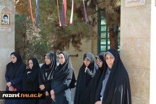 تجمع و اعلام انزجار ازجنایات رژیم صهیونیستی و بیانیه در محکومیت جنایات رژیم صهیونیستی و اعلام همدردی با ملت مظلوم فلسطین توسط دانشجویان، اساتید، کارکنان دانشگاه فنی و حرفه ای خراسان رضوی در جوار مرقدمطهر شهیدگمنام دانشکده فنی شهید منتظری مشهد 8