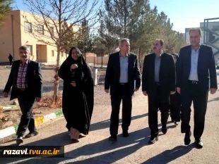 بازدید معاون استاندار و فرماندار شهرستان نیشابور از آموزشکده فنی و حرفه ای دختران نیشابور 3