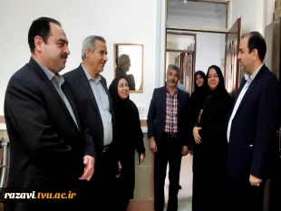 بازدید معاون استاندار و فرماندار شهرستان نیشابور از آموزشکده فنی و حرفه ای دختران نیشابور 4