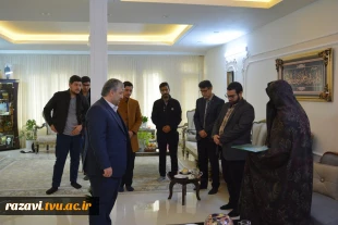 تجدید میثاق با خانواده شهدای مدافع امنیت دانشگاه فنی و حرفه ای خراسان رضوی 5