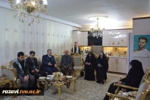تجدید میثاق با خانواده شهدای مدافع امنیت دانشگاه فنی و حرفه ای خراسان رضوی 7