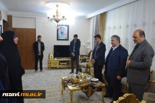 تجدید میثاق با خانواده شهدای مدافع امنیت دانشگاه فنی و حرفه ای خراسان رضوی 8
