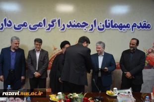 برگزاری جلسه تکریم و معارفه نماینده نظارت، ارزیابی، بازرسی و تضمین کیفیت استان خراسان رضوی 3