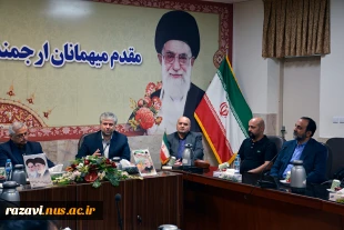 افتتاح دفتر دبیرخانه ترویج فرهنگ ایثار و شهادت در دانشکده شهید منتظری مشهد 8