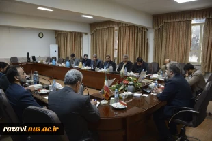 جلسه ریاست و شورای معاونین دانشگاه ملی مهارت استان خراسان رضوی با روسای مراکز ملی مهارت استان 5