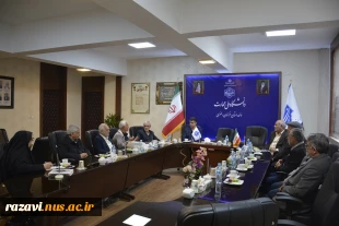 دیدار هیئت مدیره کانون بازنشستگان دانشگاه ملی مهارت استان، هیئت مدیره تعاونی تولیدی و توزیعی کارکنان و هیئت مدیره صندوق قرض‌الحسنه دانشکده و آموزشکده‌های استان با دکتر احمدی، ریاست دانشگاه ملی مهارت استان خراسان رضوی 3