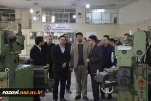 بازدید مدیرکل دفتر پشتیبانی امور فناوری وزارت علوم از حوزه‌های فناوری دانشگاه ملی مهارت مشهد   6