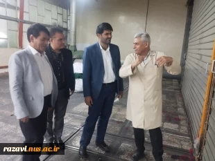 بازدید مسئولان دانشگاه ملی مهارت استان خراسان رضوی از شرکت فرش مشهد 4