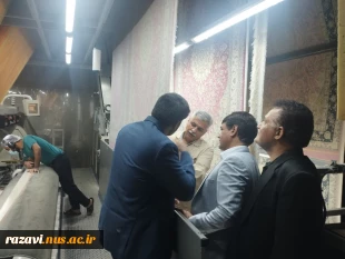 بازدید مسئولان دانشگاه ملی مهارت استان خراسان رضوی از شرکت فرش مشهد 7