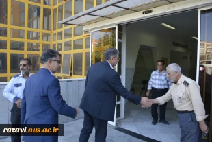 بازدید رئیس دانشگاه ملی مهارت از حوزه برگزاری امتحانات پایان ترم دانشکده شهید منتظری 5
